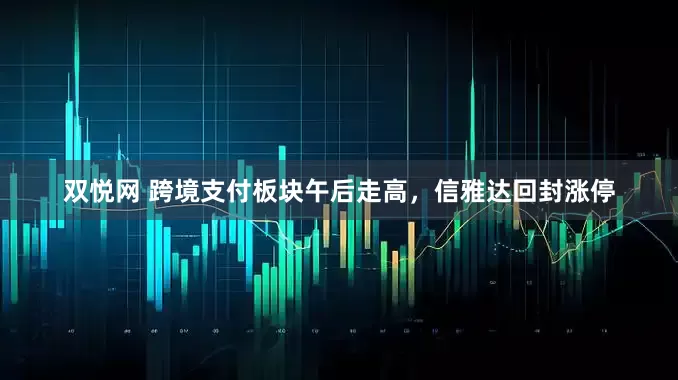 双悦网 跨境支付板块午后走高，信雅达回封涨停