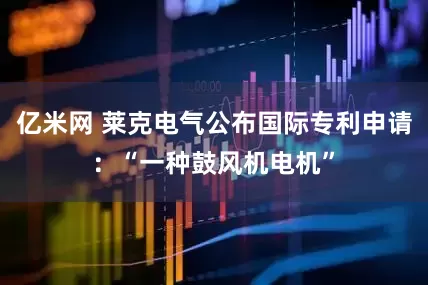 亿米网 莱克电气公布国际专利申请：“一种鼓风机电机”