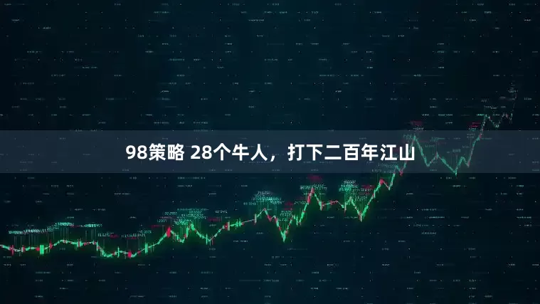 98策略 28个牛人，打下二百年江山